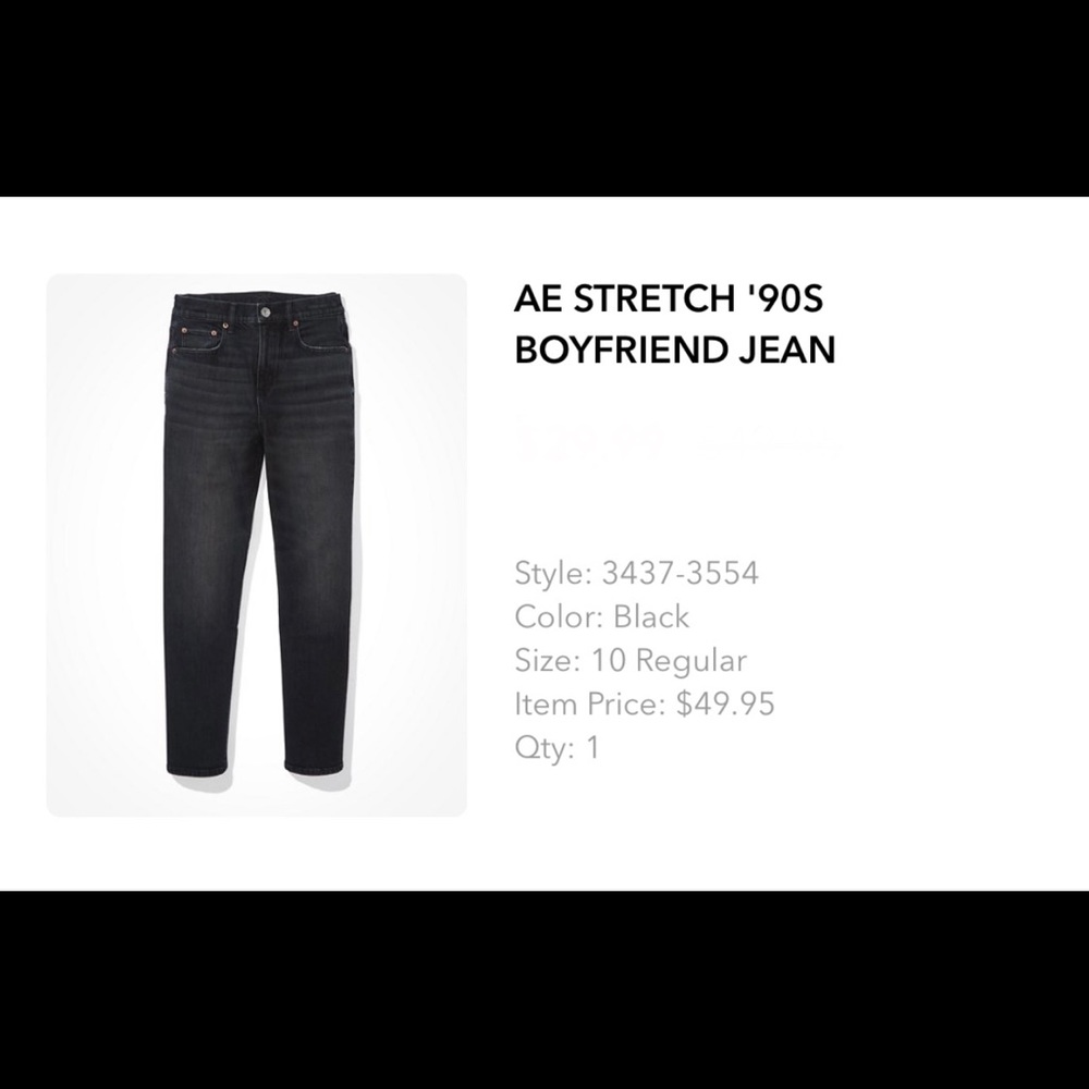 American eagle Stretch 90’s boyfriend jeans